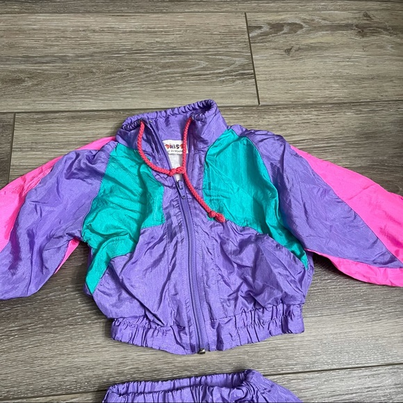 Vintage 2 piece toddler girl 24 months 2T ski suits - Picture 4 of 7